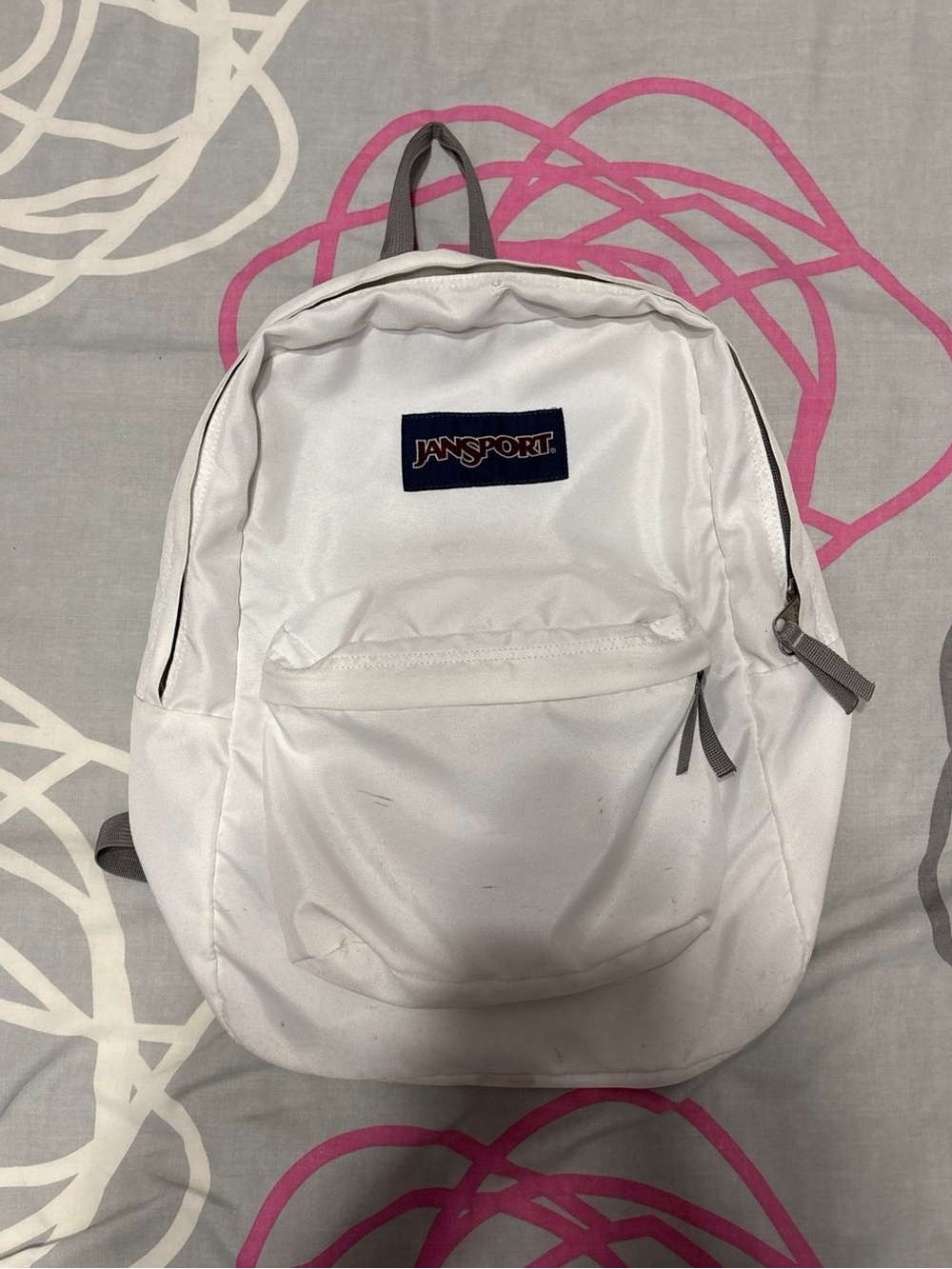JanSport Superbreak White Backpack